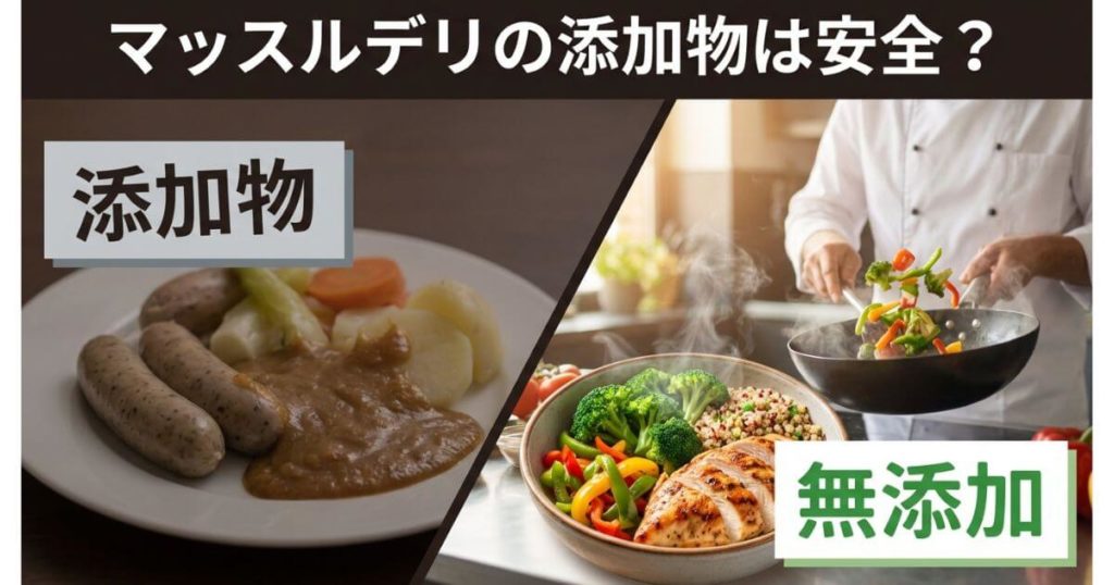 マッスルデリの添加物は安全？無添加との違いと、賢い3つの判断基準【トレーニー必見】