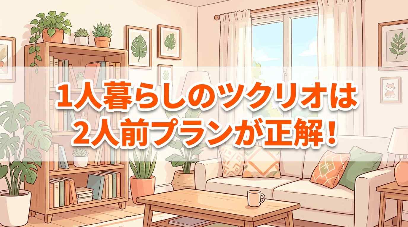 1人暮らしのツクリオ（旧つくりおき.jp）は2人前プランが正解！コンビニ卒業で月いくら節約できるか検証