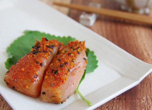 あの茅乃舎（かやのや）さんを運営している久原本家の「からし明太子七味」