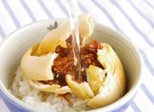 【ご飯にのせてお湯を注ぐだけ】金沢"佃の佃煮"の「器茶漬け（じゃこ椎茸）」