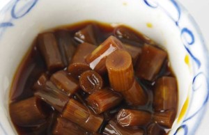 【すごくスタミナがつきそうな味!?】秋田県のお土産で頂きました「行者菜醤油漬け」