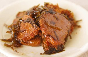 【"男はつらいよ・寅さん"ゆかりの地】東京都葛飾区柴又帝釈天参道の佃煮屋"丸仁"の「たらこ昆布」