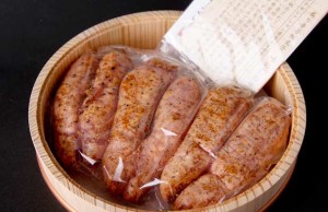 【ヒルナンデスをはじめ、メディアにも多数紹介！！】福岡県"博多ふくいち"の「炙り辛子明太子木桶入り」