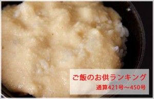 ご飯のお供　ランキング2015　～通産第421号→第450号～