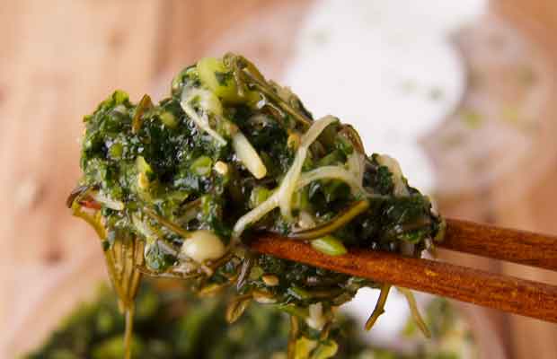 野沢菜えのき昆布3