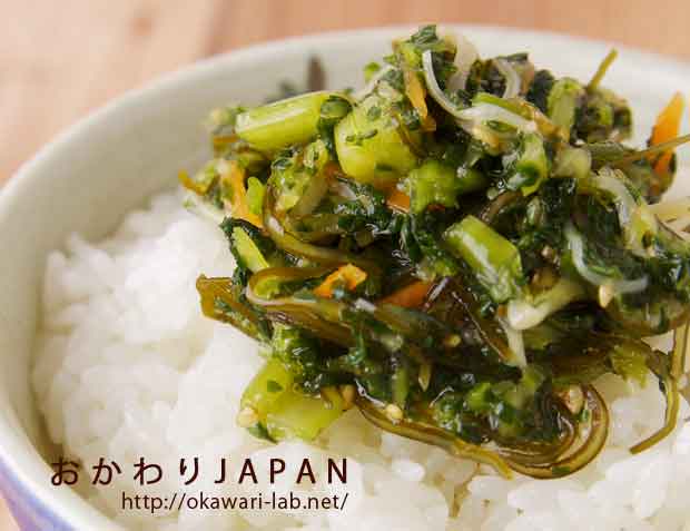野沢菜えのき昆布6