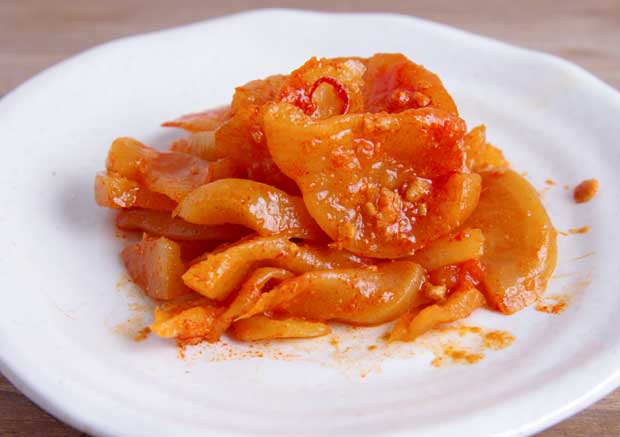 大根と豚ひき肉のキムチ-3