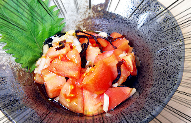 さっぱりトマトサラダ