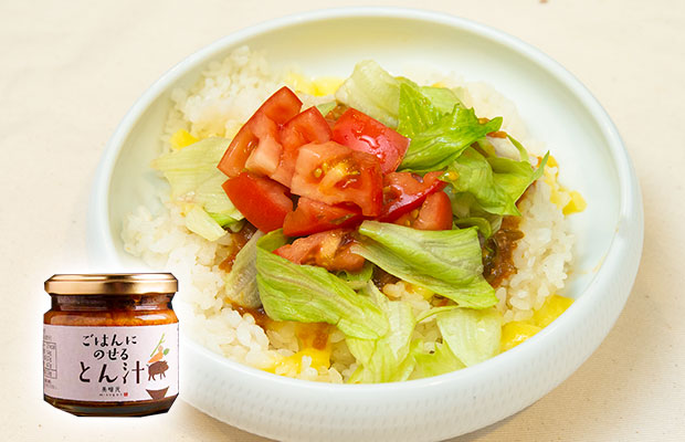 肉みそを使った和風タコライスレシピ ごはんにのせるとん汁使用 おかわりjapan